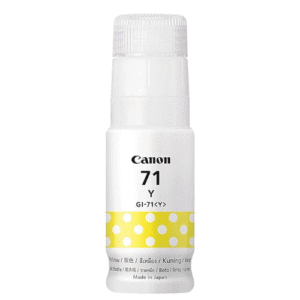 canon pixma gi71 yellow ink bottle compatible printers