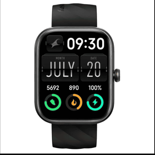 Fastrack Kruz Plus Smart Watch Black