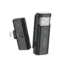 Finger PhoneMic- Lightning Laveliar Wireless Microphone for Audio Recording, Live-Streaming- Black