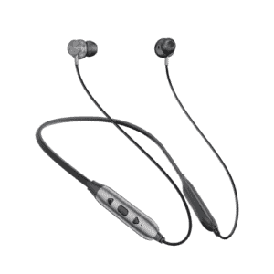 Fingers Gig2 Wireless in-Ear Bluetooth Neckband with 50-Hour Playtime, Built-in Mic with (Rich Grey)