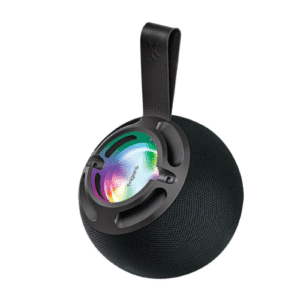 Fingers GlobeSound Portable Wireless Speaker with Type C Charging (Rich Black)