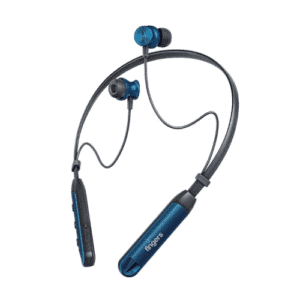 Fingers Marina-BT7 Wireless Neckband (44 Hours Playtime, IPX4, Magnetic Earbuds)-Black & Blue