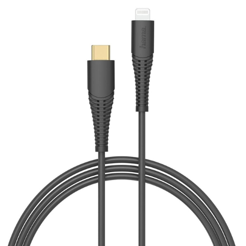 hama-183308-mfi-certified-type-c-to-lightning-cable-gold-plated-plug-extreme-fast-charging-1-5-meters-black