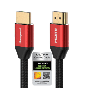 honeywell hdmi cable 2.1 with ethernet, 8k@60hz, 4k@120hz uhd resolution, 1 mtr(3.3ft)