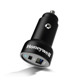 honeywell-micro-cla-65w-pd-smart-car-charger-adapter-for-iphone-and-android-1xtype-c-1xusb-a-port-white