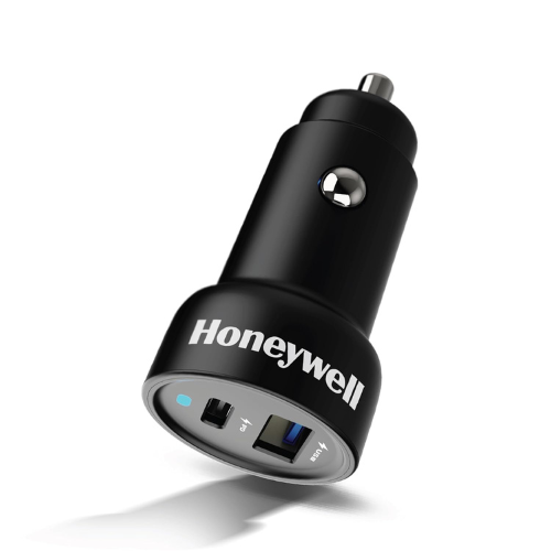 honeywell-micro-cla-65w-pd-smart-car-charger-adapter-for-iphone-and-android-1xtype-c-1xusb-a-port-white