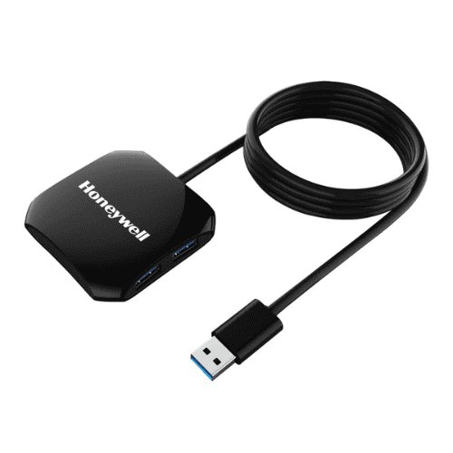 honeywell momentum port 4-1 usb 3.0 hub, transmission speed 5gbps- glossy black
