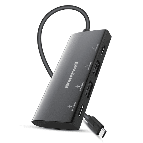 honeywell momentum type c 4 In 1 hub, max current 3000ma- grey