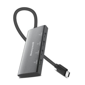 honeywell momentum type c to 4 port type c hub, 10gpbs, 4 type c 3.2 gen2 ports- grey
