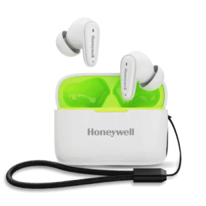 honeywell moxie v1100 tws earbuds in-ear wireless with digital battery display case-black