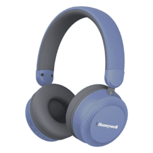 honeywell moxie v20 bluetooth v5.4 on-ear headphones with mic-blue
