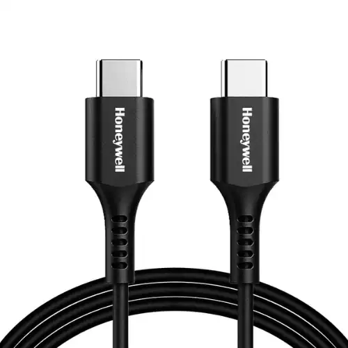 honeywell type c to type c cable 60w fast charge 1.8m black