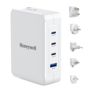 honeywell-zest-gan-100w-charger-ultra-fast-wall-charger-with-pps-support-3xtype-c-pd-3-0-ports-1xusb-a-port-white