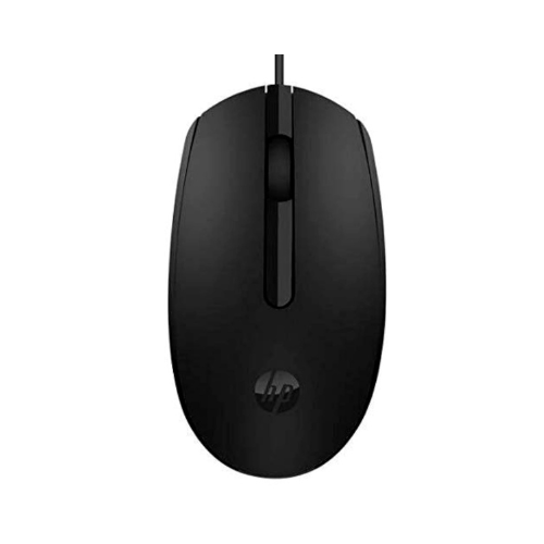 hp m10 wired usb mouse with 3 buttons high definition- black
