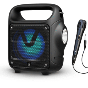 iGear Camo iG-1021 10watts Portable Bluetooth Speaker with a corded mic- Black