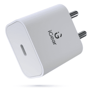 iGear Core Mini (iG-1223) 20W Charger, Fast Charging Adapter (White)