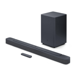 JBL Bar 2.1 Deep Bass (MK2) Soundbar with 6.5” Down-Firing Wireless Subwoofer, 2.1 Channel, (300W)- Black