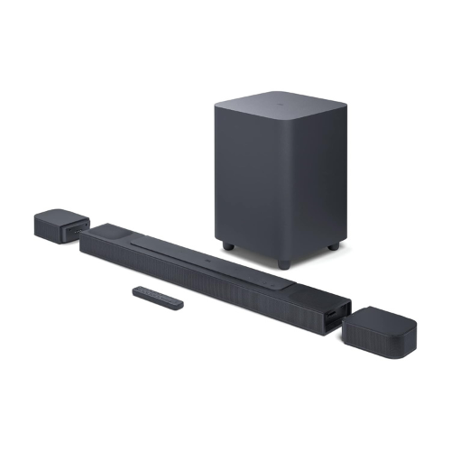 JBL Bar 800 Pro 7.1 (5.1.2) Channel Truly Wireless Soundbar with True Dolby Atmos® 3D Surround Sound, 10” Down-Firing Wireless Subwoofer, (720W)- Black