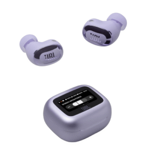 JBL Live Buds 3 TWS, Hi-Res Audio True ANC Earbuds, Smart Case with Touch Display, Personi-Fi 3.0- Purple