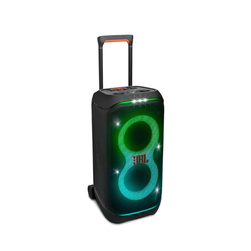 JBL Partybox Stage 320 Portable Bluetooth 240W Party Speaker with Wheels, Dual Guitar & Mic Inputs (Black)