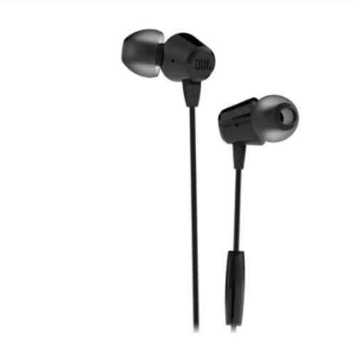 JBL T50HI in-Ear Wired Earphone with Noise Isolation Mic- Black