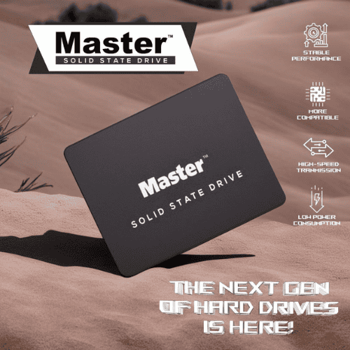 master ssd 512gb sata 2.5 internal- black