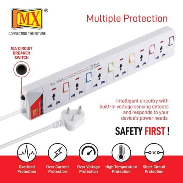 mx 774 4 outlet 5a spike guard 3m cable variant 2