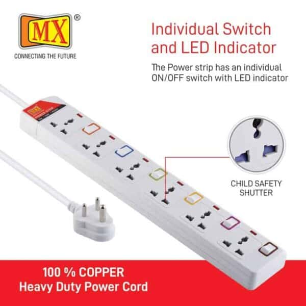 mx 774 4 outlet 5a spike guard 3m cable variant 2