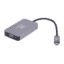 mx mxp-5102-vuc premium type-c to usb3.0 vga type-c grey
