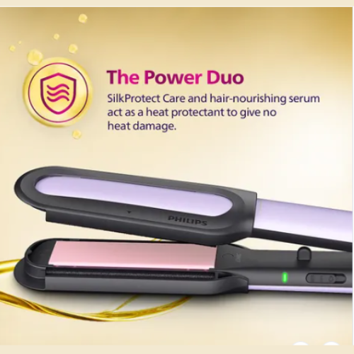 philips-bhs503-40-hair-straightener-nourish-care-no-heat-damage-with-vitamin-e-moroccan-argan-oil-serum-strips-purple