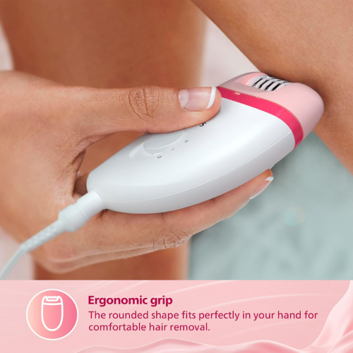 philips-bre235-00-corded-compact-epilator-for-gentle-hair-removal-at-home-white-and-pink