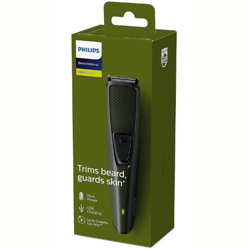 philips-bt1230-15-corded-electric-skin-friendly-beard-trimmer-for-men-cordless-rechargeable-with-usb-charging-black