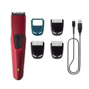 philips-bt1235-18-skin-protect-cordless-mens-beard-trimmer-with-self-sharpening-blades-red