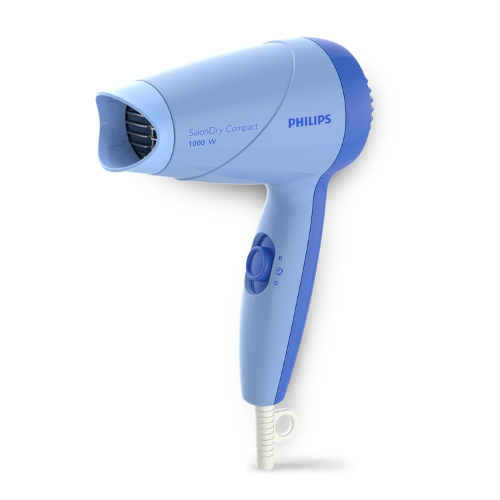 philips-hp8100-60-1000watt-compact-care-hair-dryer-2-heat-settings-hot-warm-blue