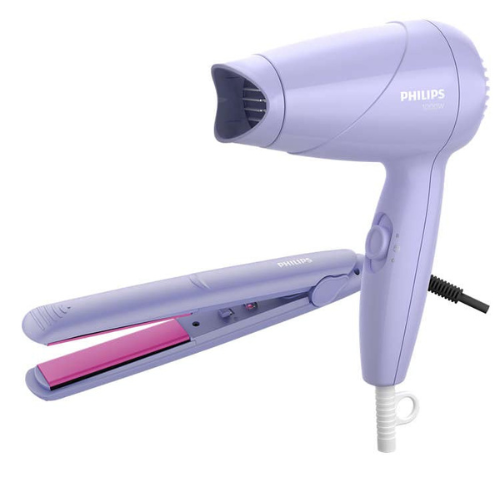 philips-hp8643-56-hair-dryer-and-straightener-combo-1000-watts-miss-freshers-styling-kit-purple