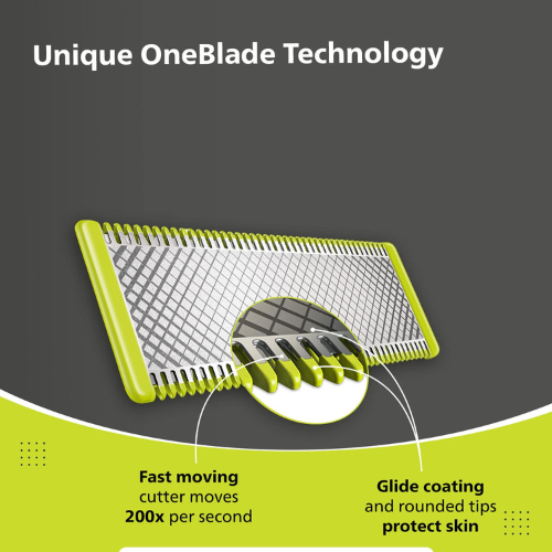 philips-qp2620-10-oneblade-face-body-hybrid-trimmer-and-shaver-45-min-runtime-2-length-settings-green-and-black