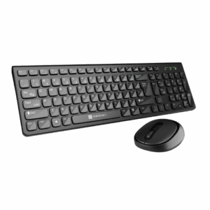 Portronics Key7 Combo Wireless Keyboard & Mouse Set Black