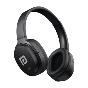 Portronics Muffs M4 Over Ear Bluetooth Headphone with , BT 5.3V, Type C Fast Charging (Black)