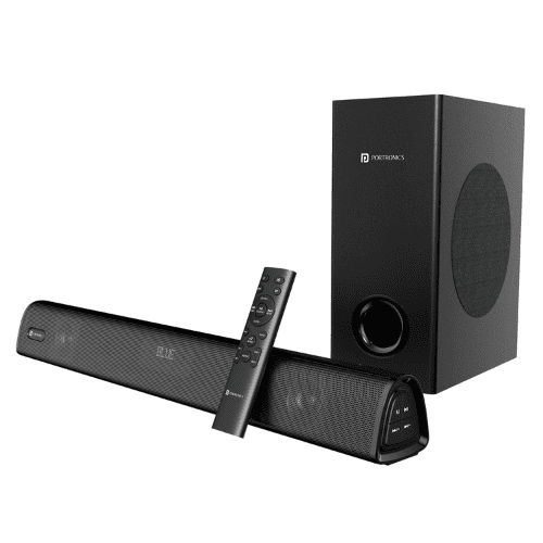 Portronics Pure Sound 106 bluetooth soundbar home theatre-black