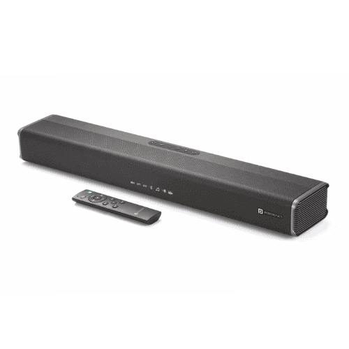 portronics sound slick 5 Bluetooth Wireless Soundbar 80W with LED Display-Black