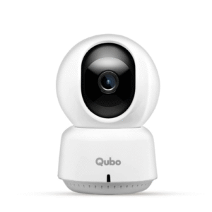 qubo smart 360 (hcp01) 3mp 2k 1296p wifi cctv security camera for home white