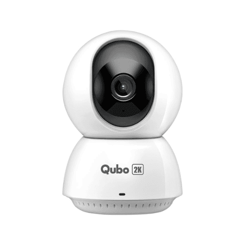 qubo smart 360 ultra 2k 4mp (hcp04) 1440p wifi cctv security camera for home white