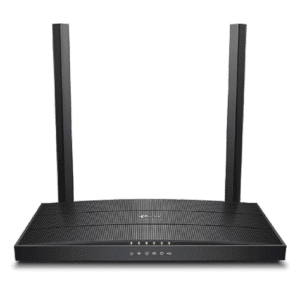 tp-link xc220-g3v ac1200 wireless 4 gigabit port, xpon wireless fiber router (black, dual band)
