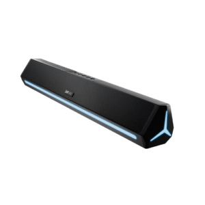 Walta Elite Brio 1110 Sound Bar 25W Bluetooth Sound Bar, Led Lights with TWS, Aux- (Platinum Black)