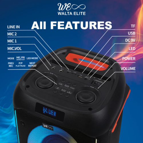 walta-elite-brio-1310-party-speaker-audio-output-with-bluetooth-5-2-black