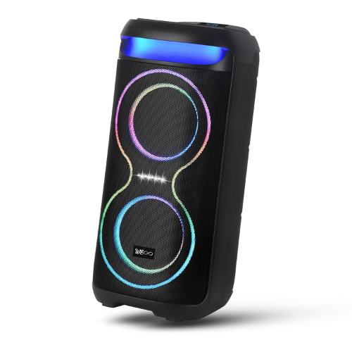 Walta Elite Brio 1320 Party Speaker 70W Audio Output, Wireless Karaoke mic, RGB Light, BT 5.3v- Black