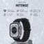 walta elite intense smartwatch with 1.85″ full touch display black