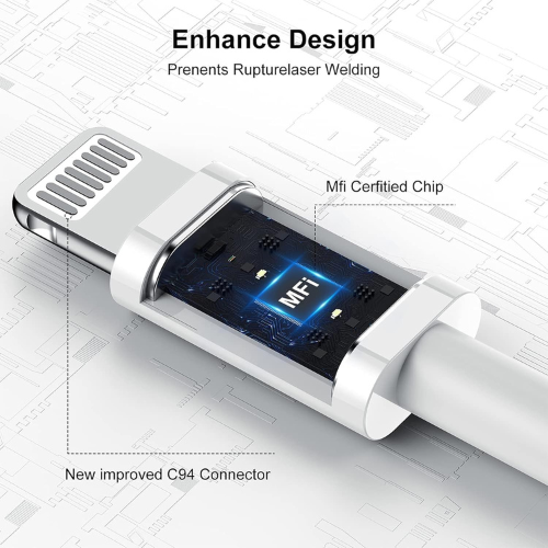 walta-elite-mfi-certified-type-c-to-iphone-fast-charging-cable-charge-upto-15x-with-data-sync-white