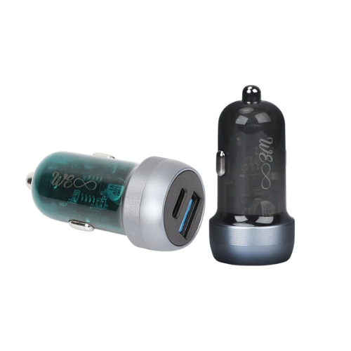 walta-elite-panache-11-car-charger-with-30w-dual-port-type-c-and-usb-output-usb-cable-not-included-black