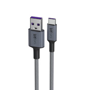 walta elite real plus pro usb to type c braided cable grey